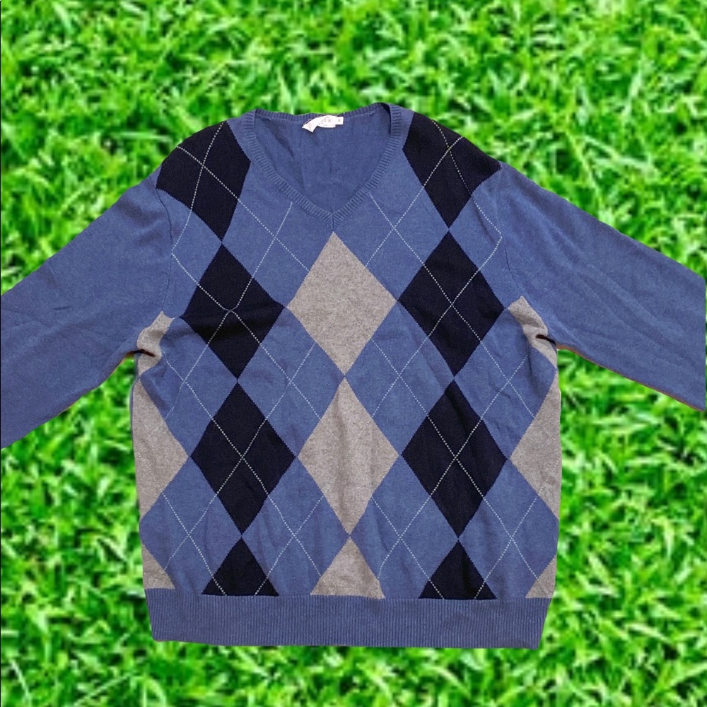 argyle sweater